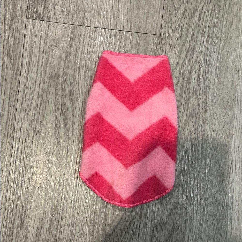 Chevron Pink Dog Sweater